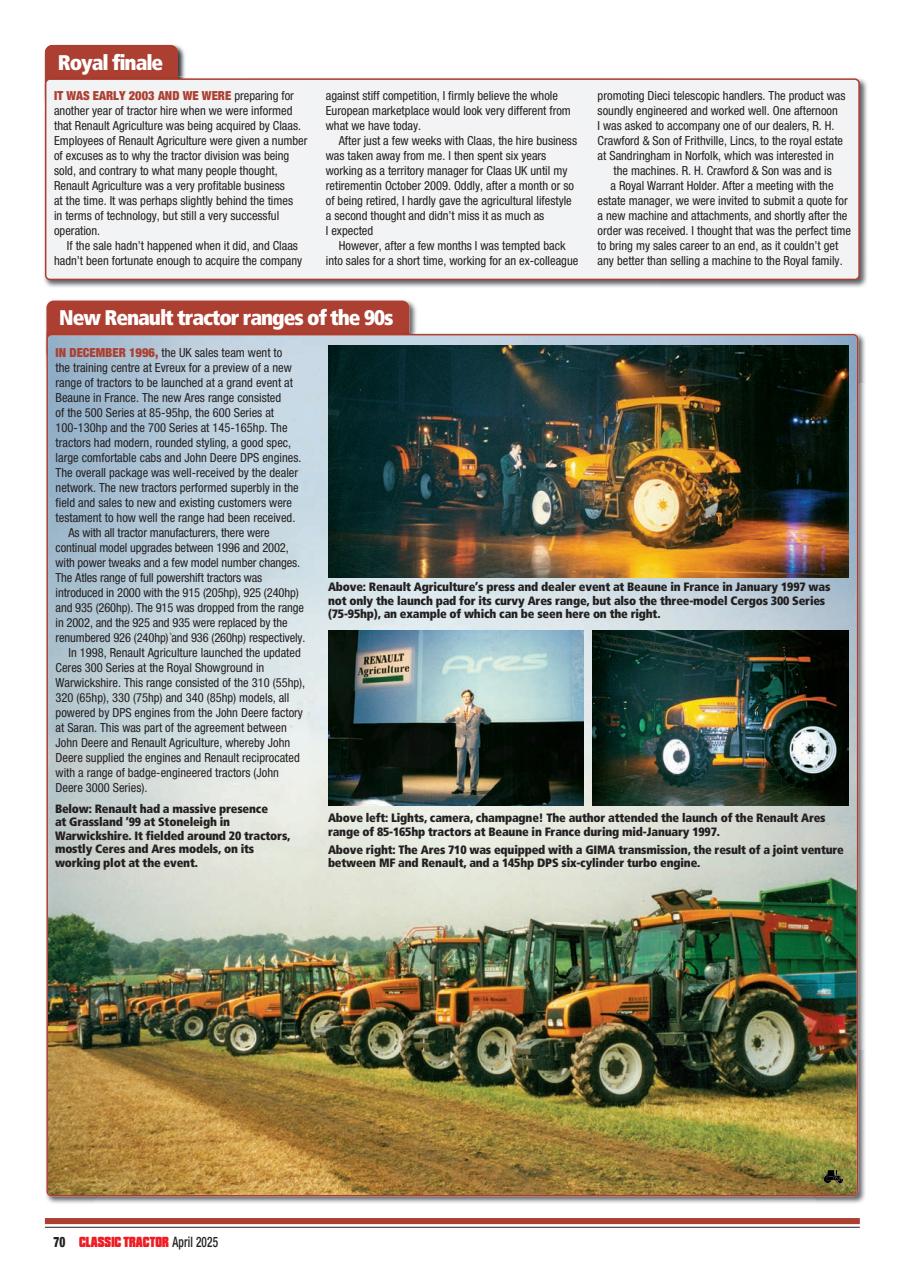 Classic Tractor Preview Pages