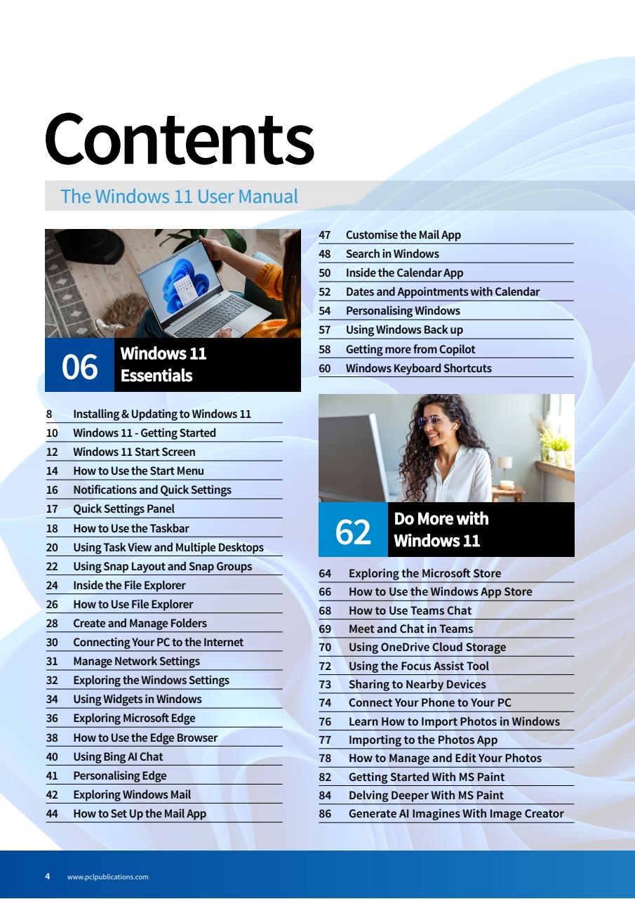 Windows 11 The Complete Manual Preview Pages