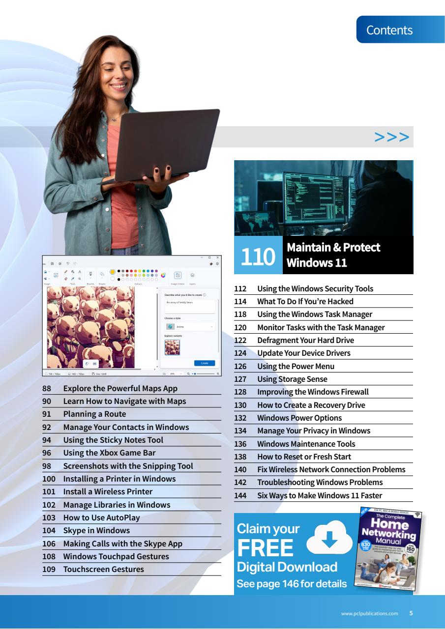 Windows 11 The Complete Manual Preview Pages