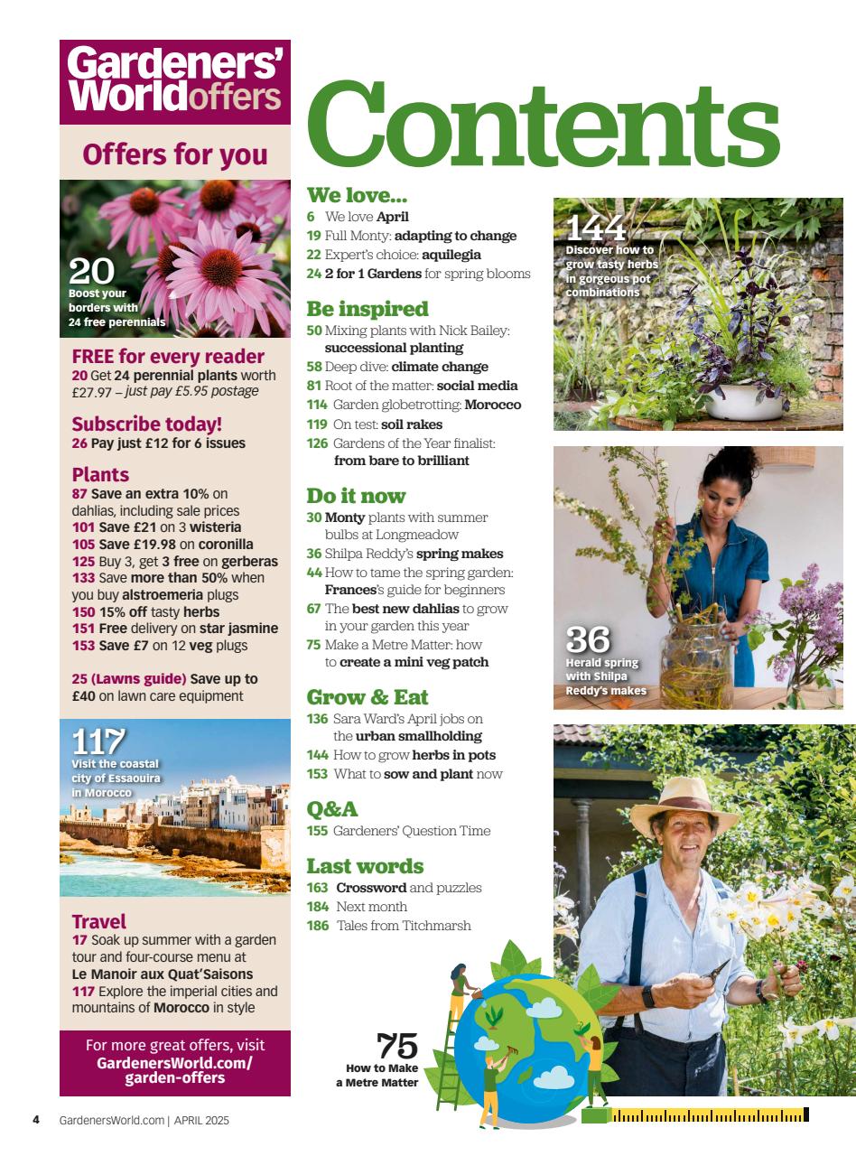 BBC Gardeners’ World Magazine Preview Pages