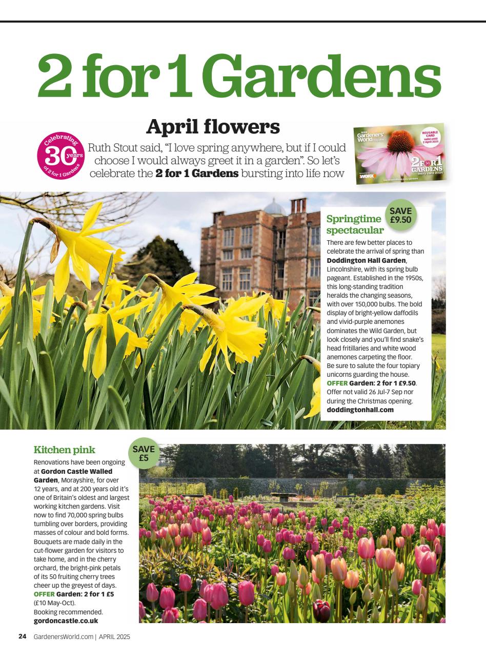 BBC Gardeners’ World Magazine Preview Pages