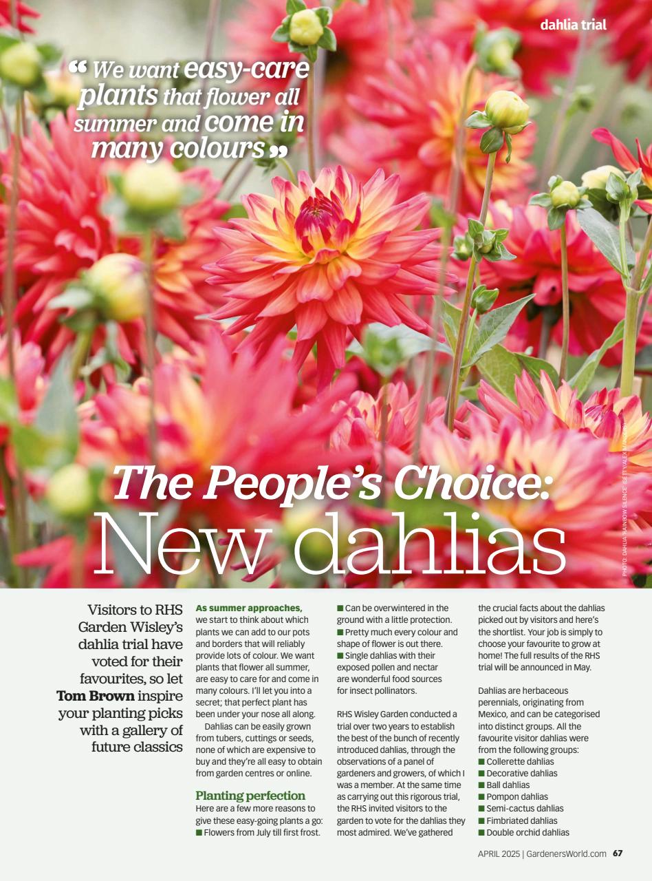 BBC Gardeners’ World Magazine Preview Pages