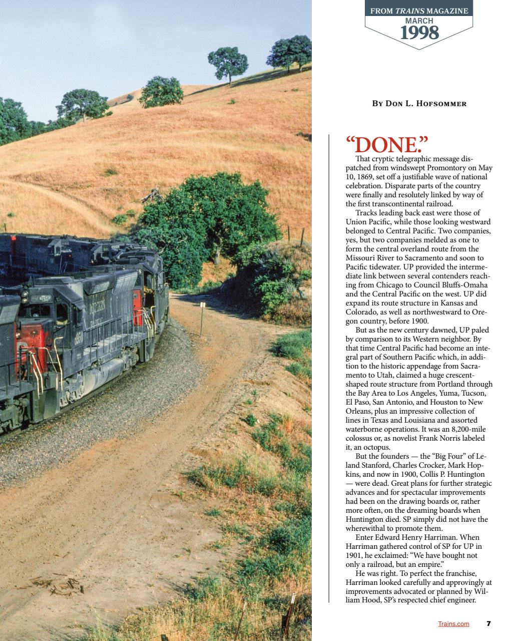 Classic Trains Preview Pages