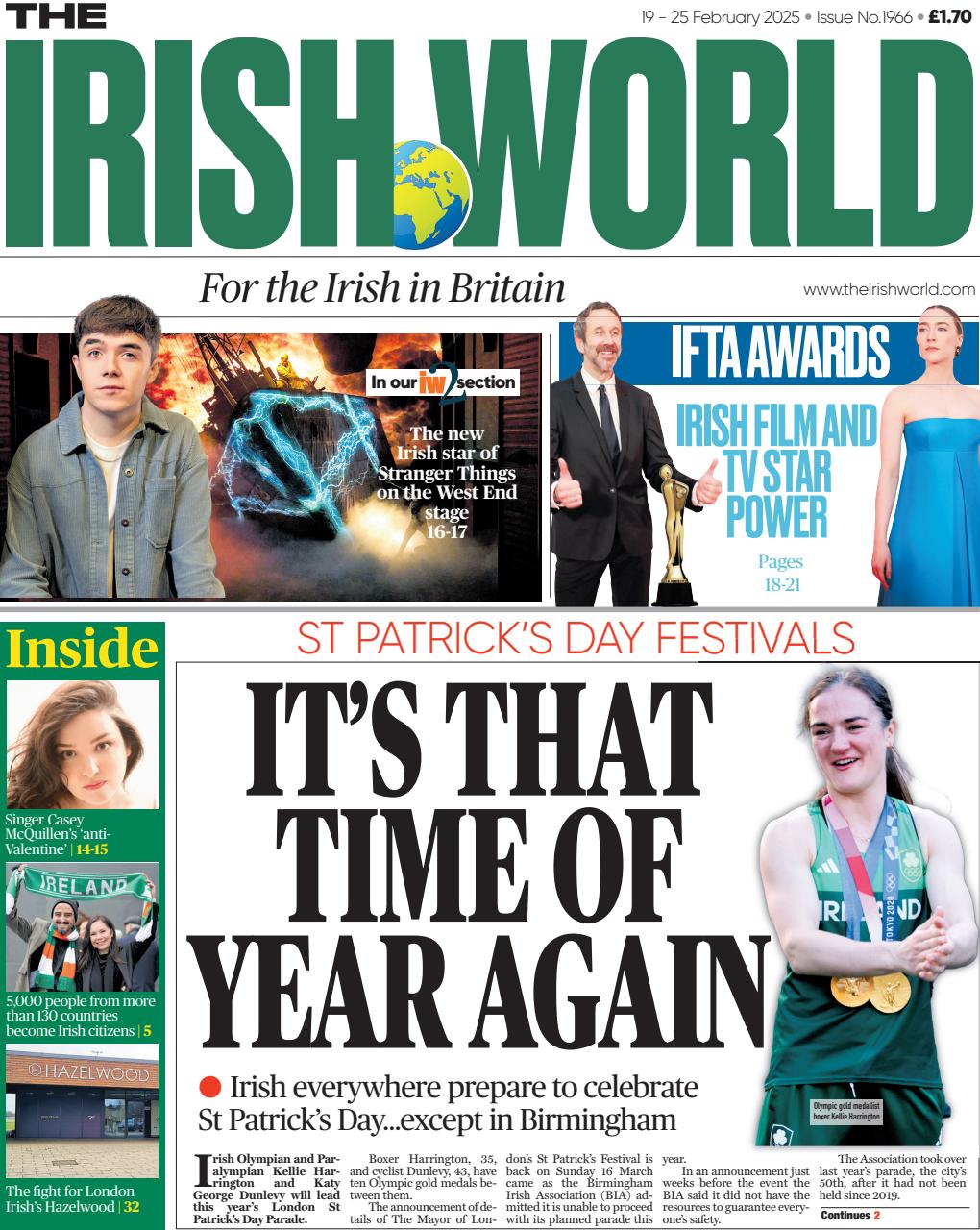 Irish World Preview Pages