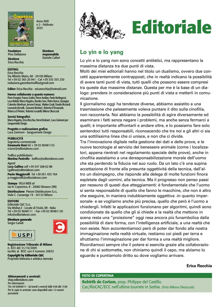 La Gazzetta Della Cinofilia Venatoria Preview Pages