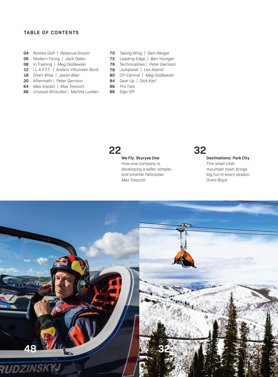 FLYING Magazine Preview Pages