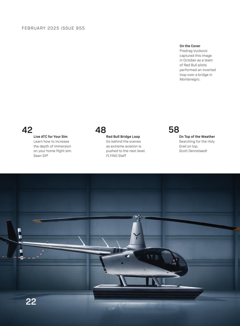 FLYING Magazine Preview Pages