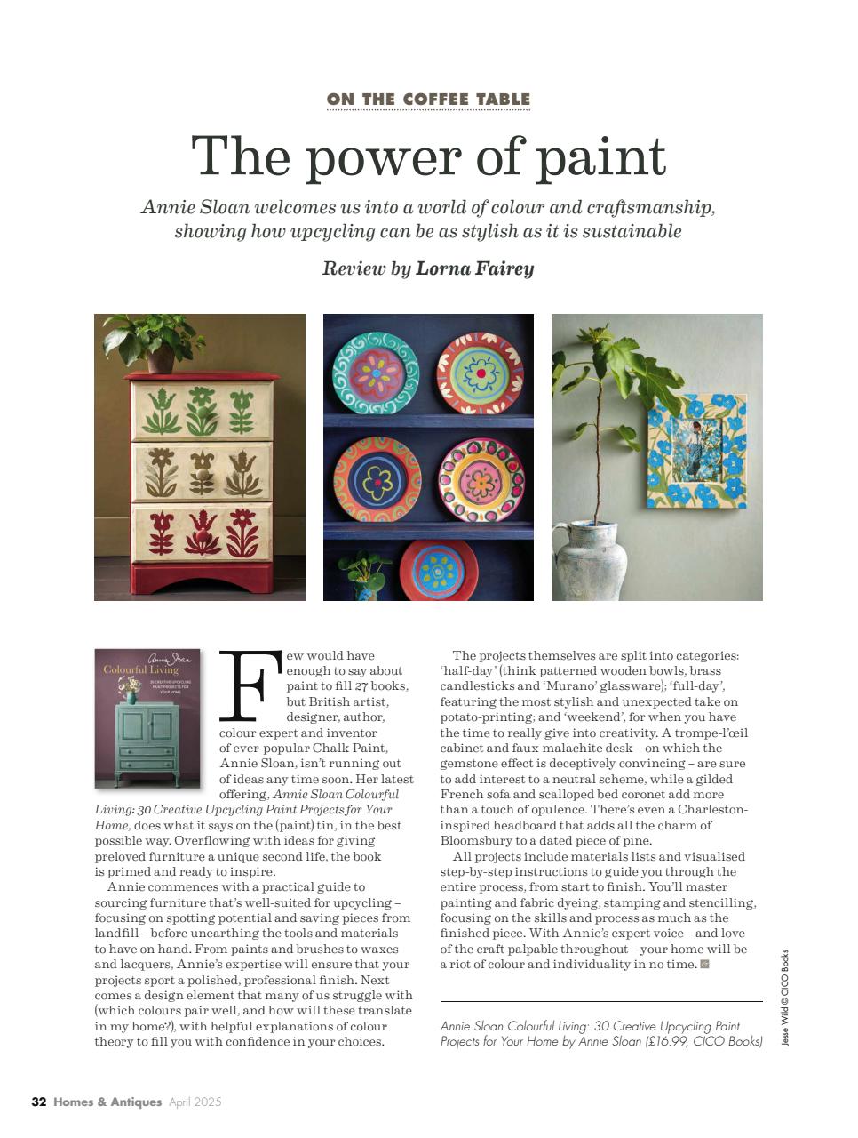 Homes & Antiques Magazine Preview Pages