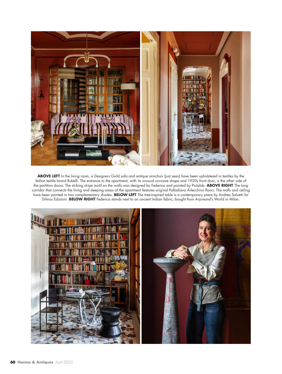 Homes & Antiques Magazine Preview Pages