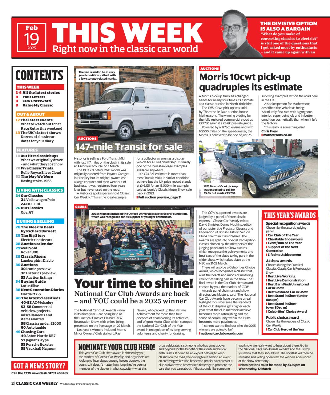 Classic Car Weekly Preview Pages