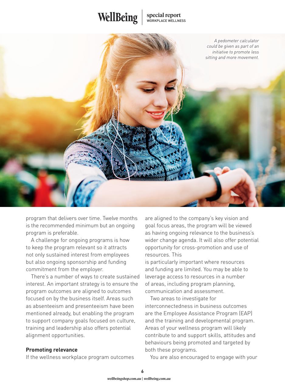 WellBeing Preview Pages