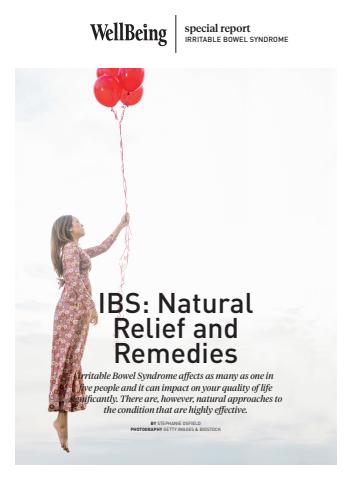 WellBeing issue IBS Natural Relief and Remedies