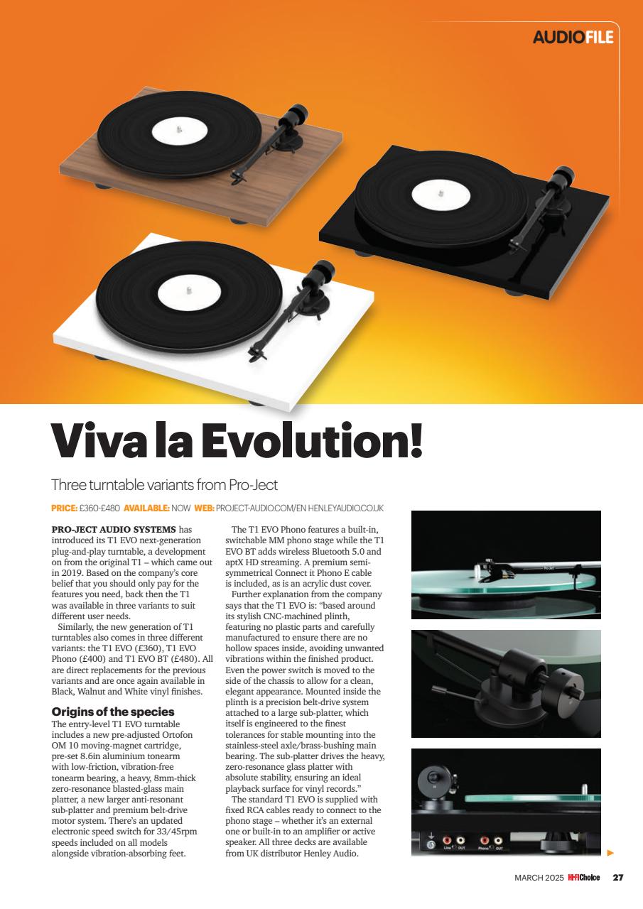 Hi-Fi Choice Preview Pages