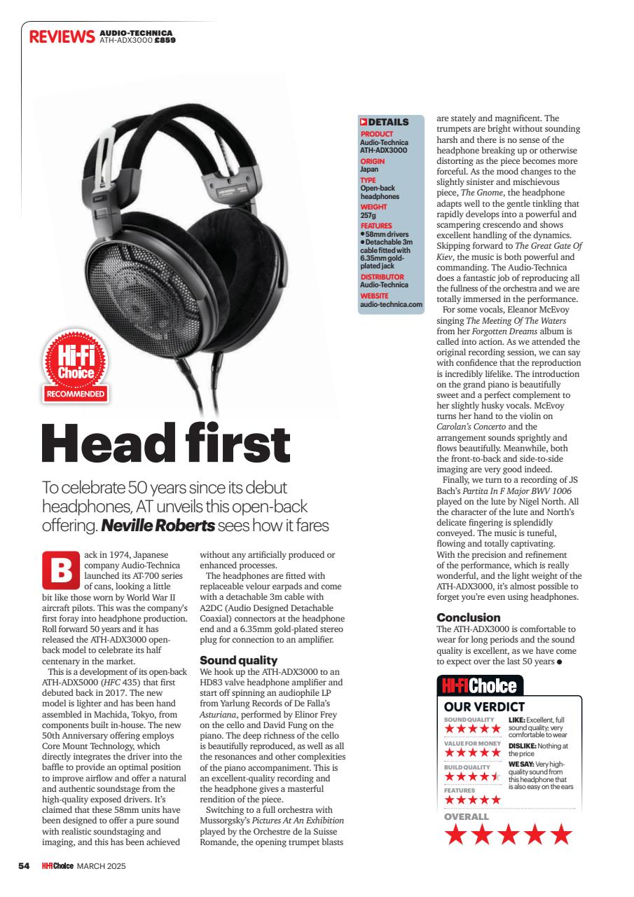 Hi-Fi Choice Preview Pages