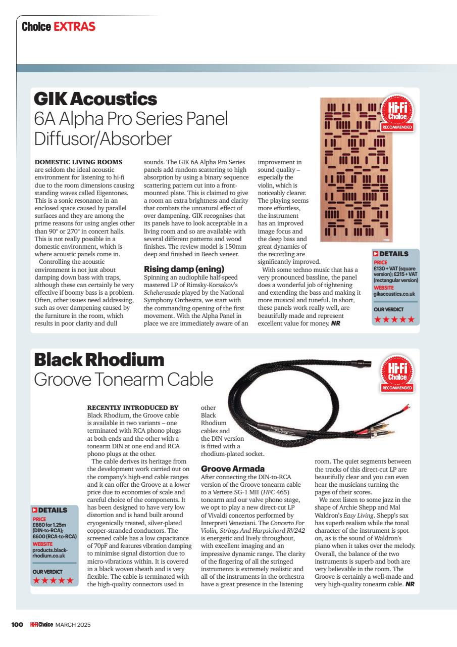 Hi-Fi Choice Preview Pages