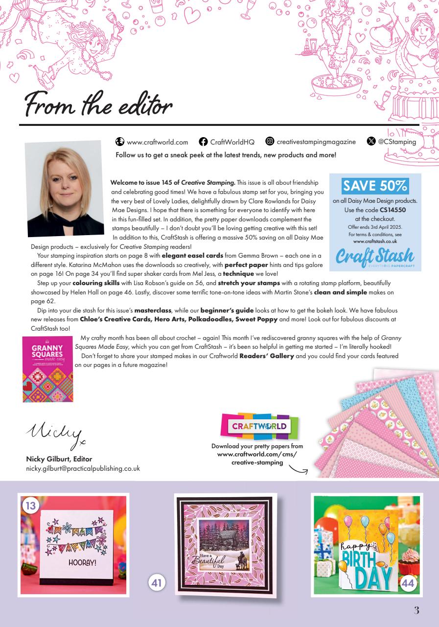 Creative Stamping Preview Pages