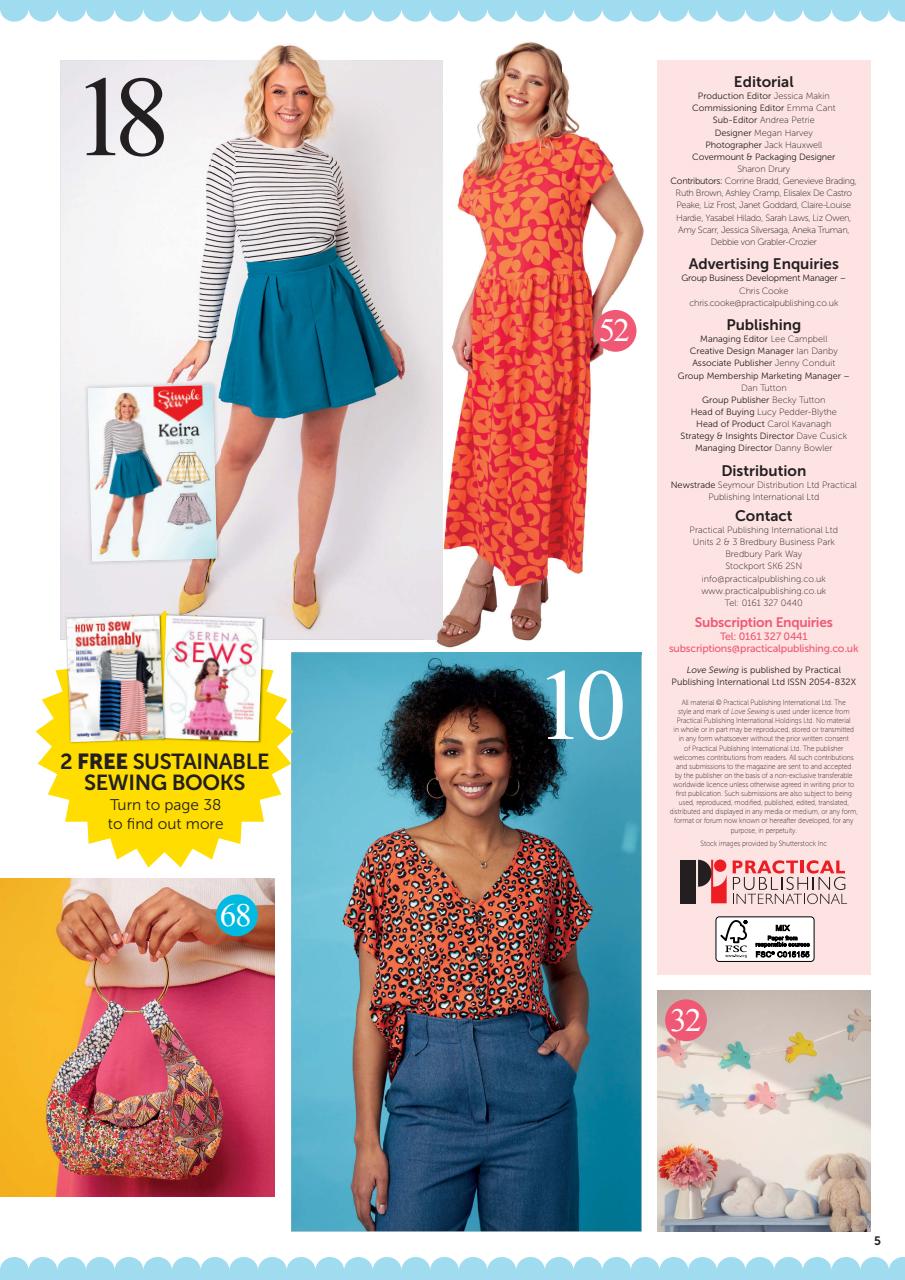 Love Sewing Preview Pages