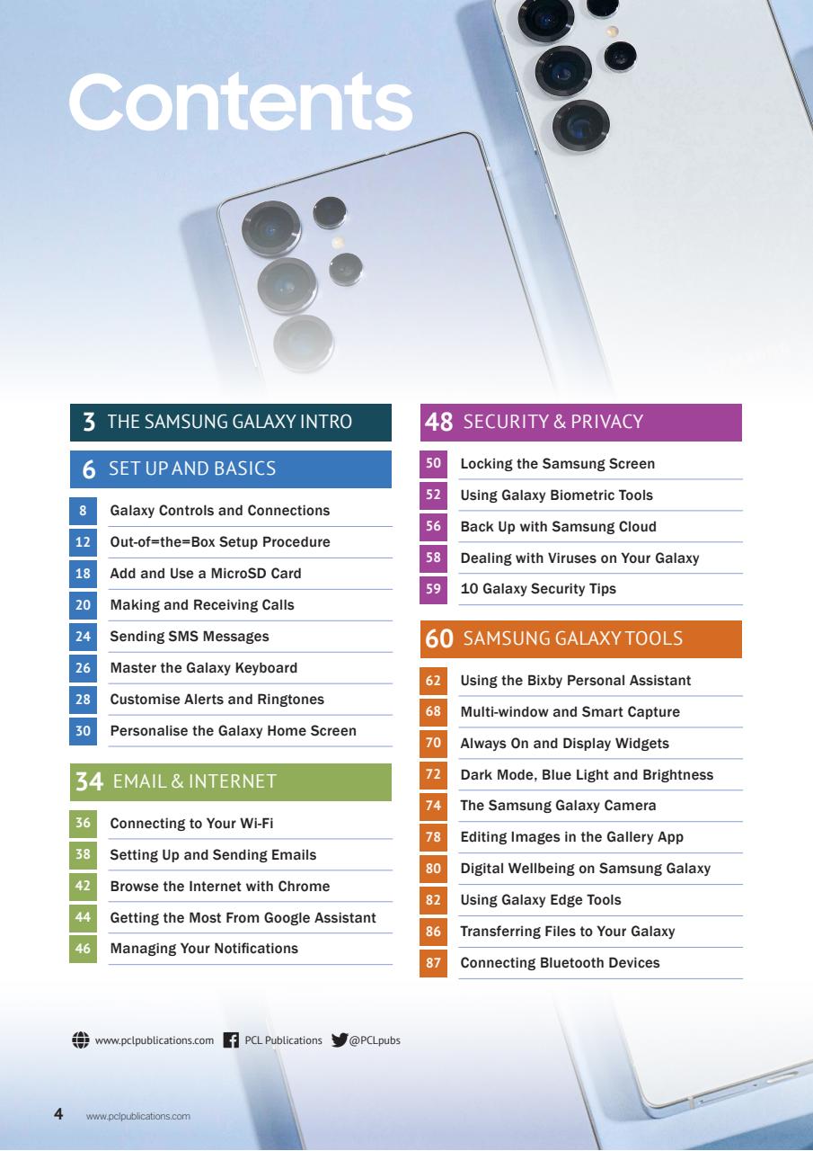 Samsung Galaxy The Complete Manual Preview Pages