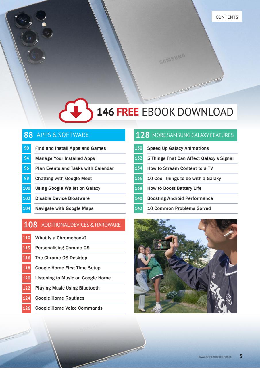 Samsung Galaxy The Complete Manual Preview Pages