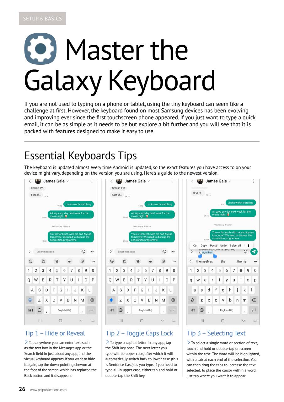 Samsung Galaxy The Complete Manual Preview Pages