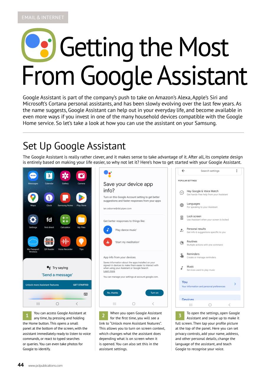 Samsung Galaxy The Complete Manual Preview Pages