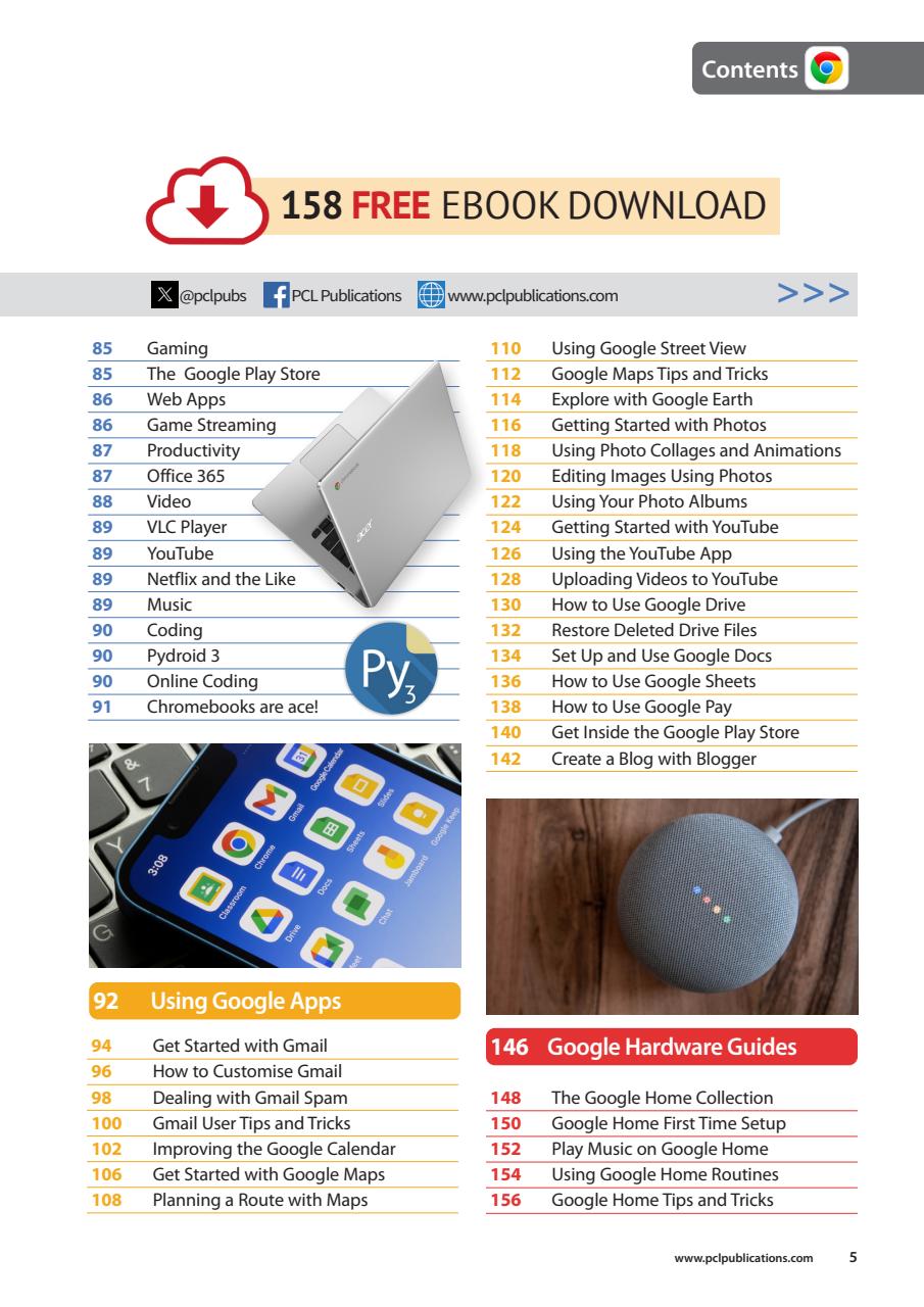 Chromebook The Complete Manual Preview Pages