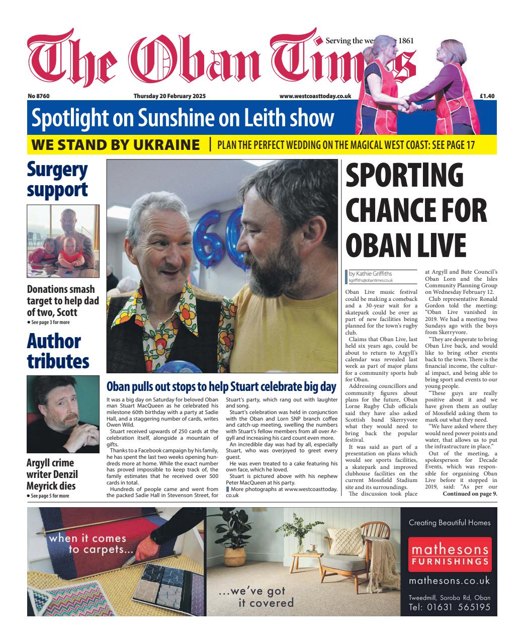 The Oban Times & Lochaber Times Preview Pages