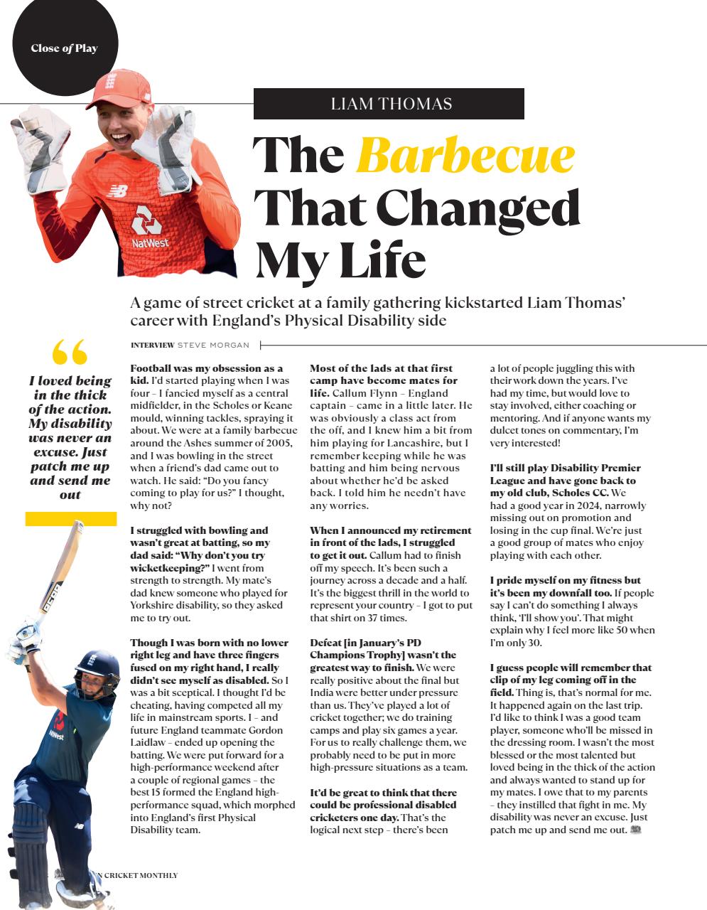 Wisden Cricket Monthly Preview Pages