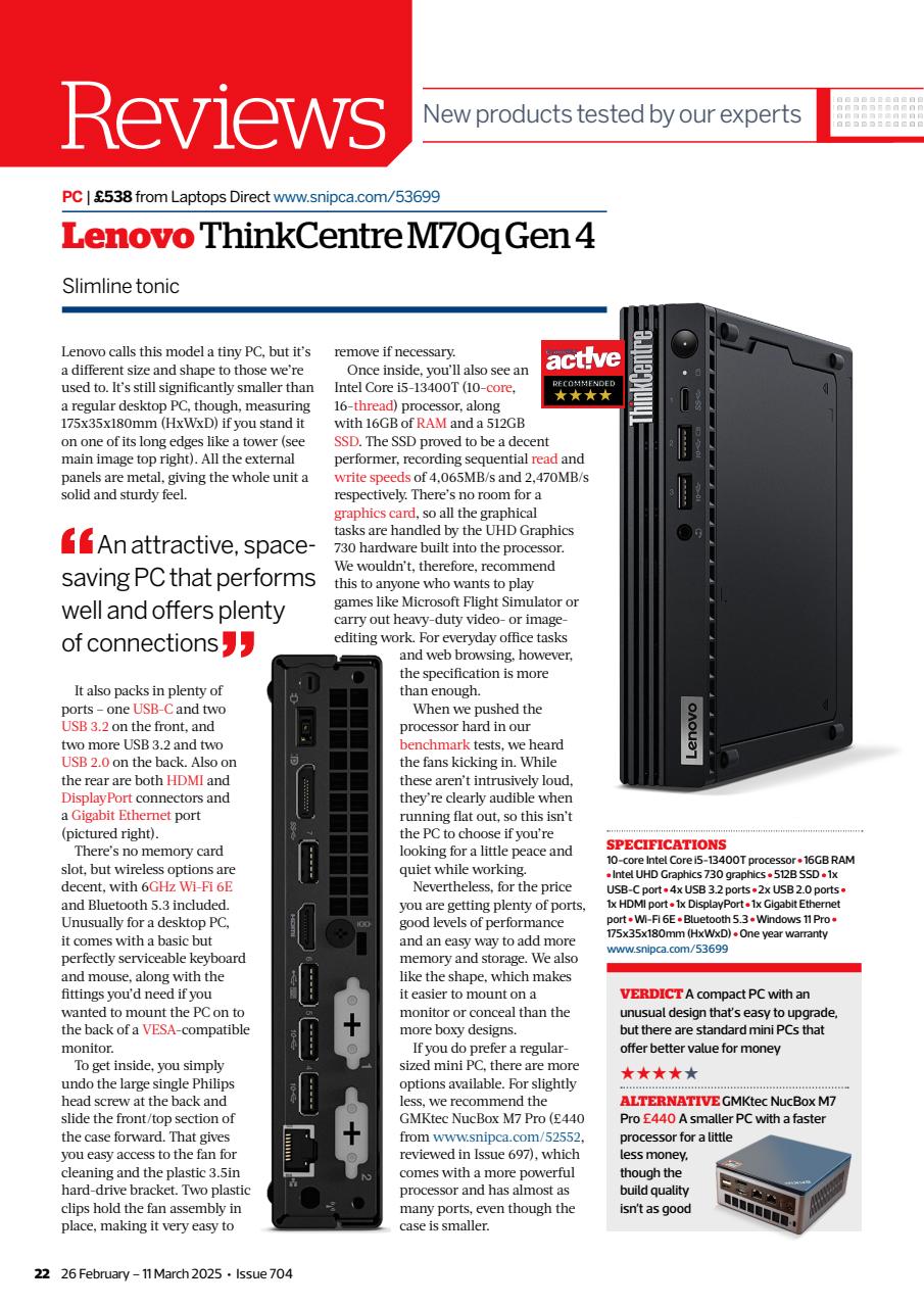 Computer Active Preview Pages