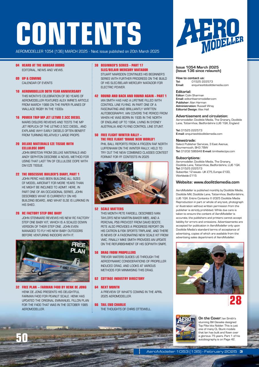 AeroModeller Preview Pages