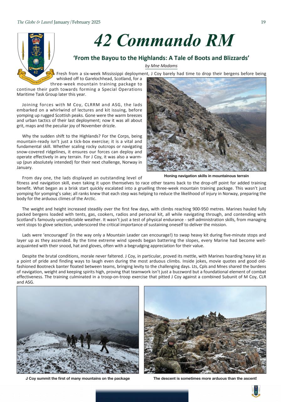 Globe & Laurel Preview Pages