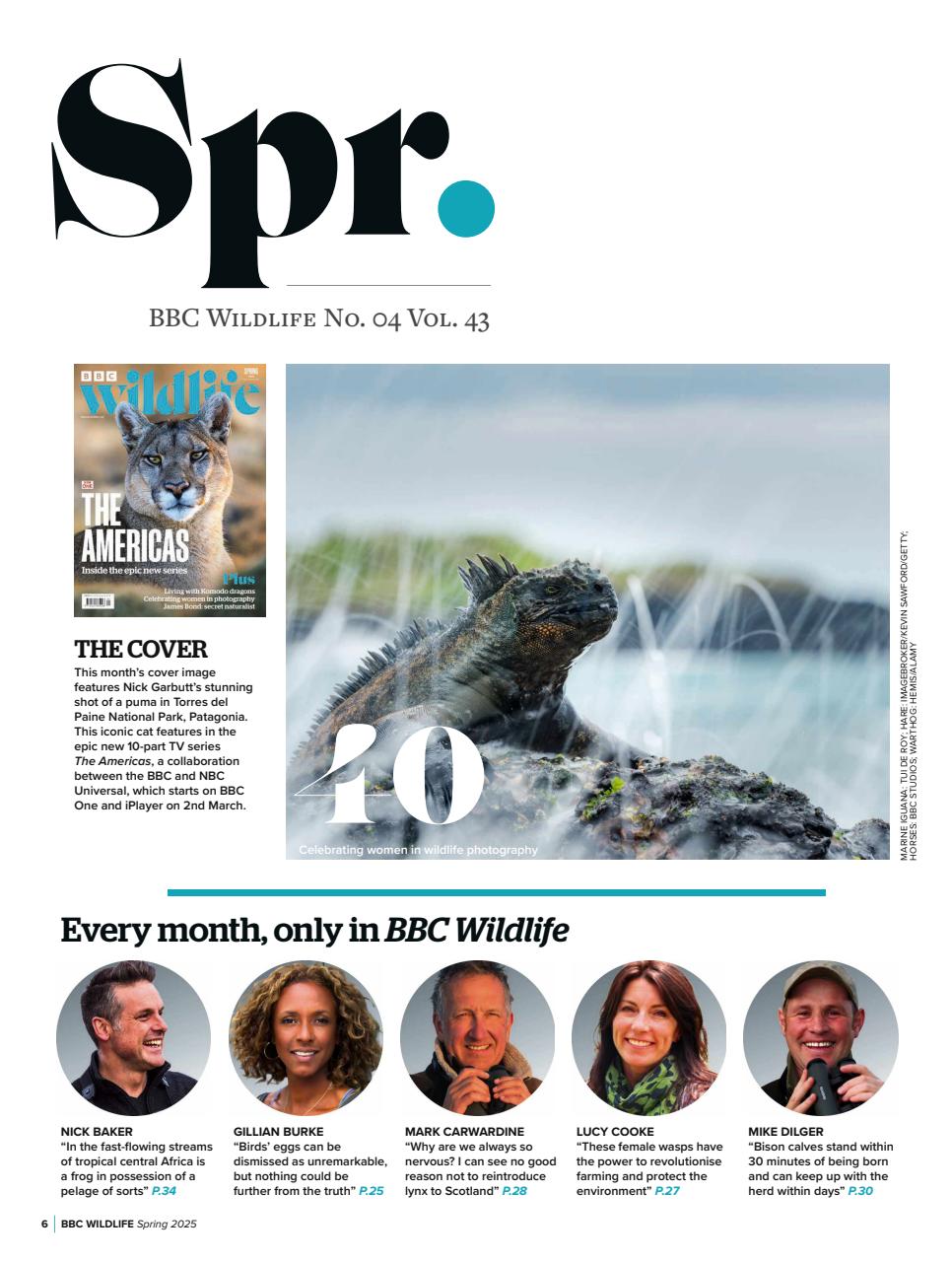 BBC Wildlife Magazine Preview Pages