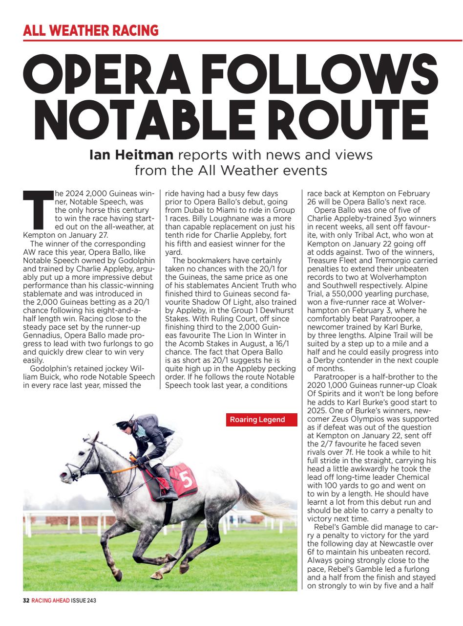 Racing Ahead Preview Pages