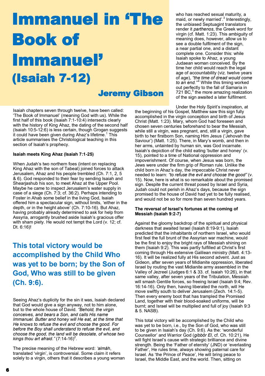 Prophetic Witness Preview Pages