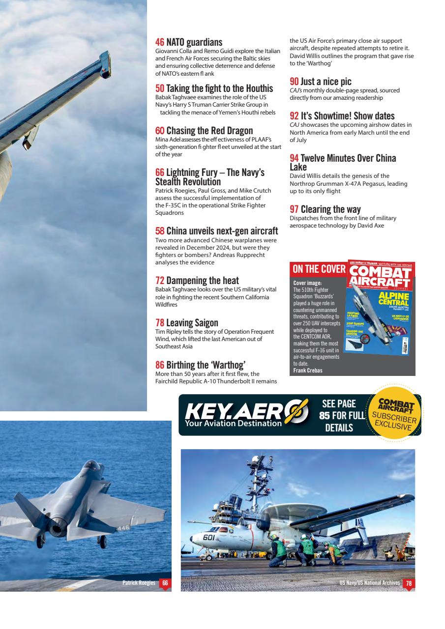 Combat Aircraft Journal Preview Pages
