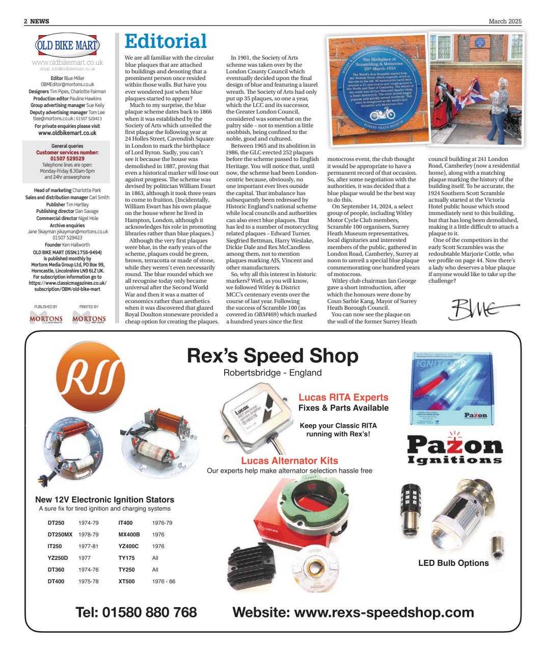 Old Bike Mart Preview Pages