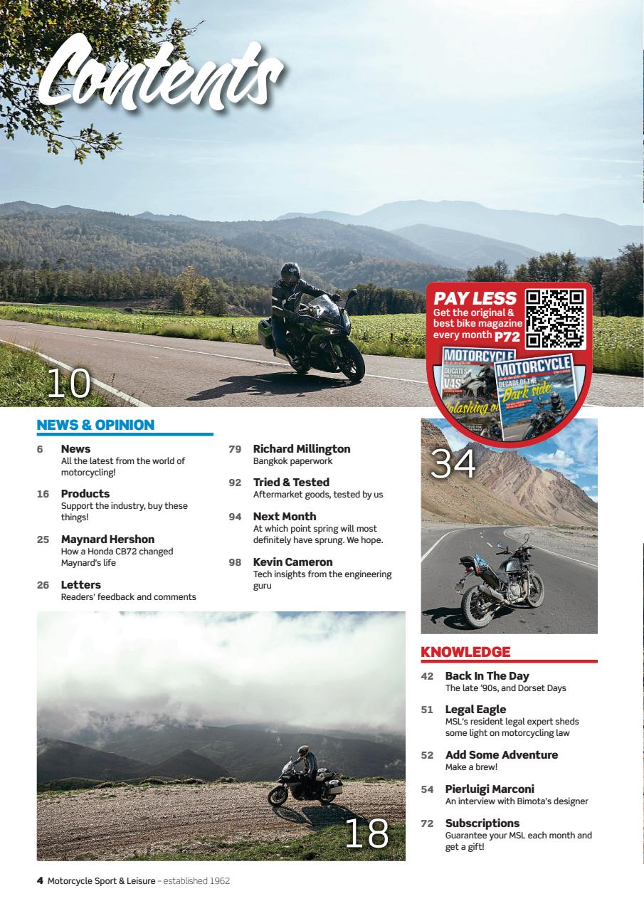 Motorcycle Sport & Leisure Preview Pages