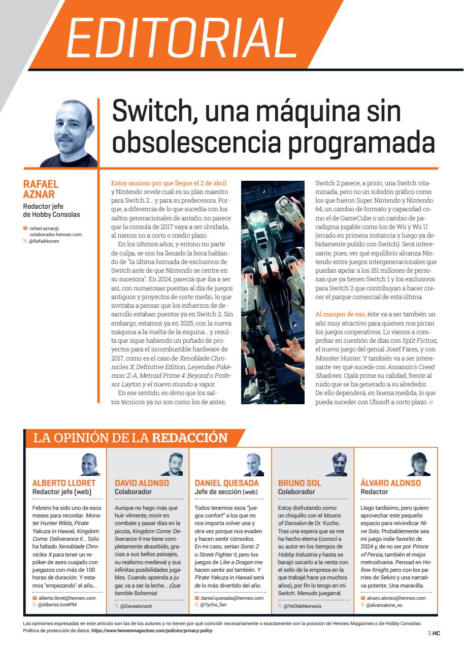 Hobby Consolas Preview Pages