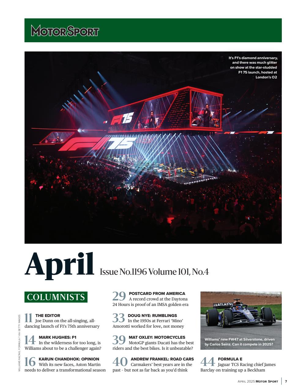 Motor Sport Magazine Preview Pages