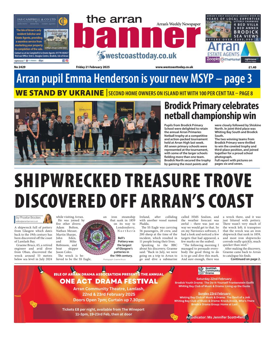 Arran Banner Preview Pages