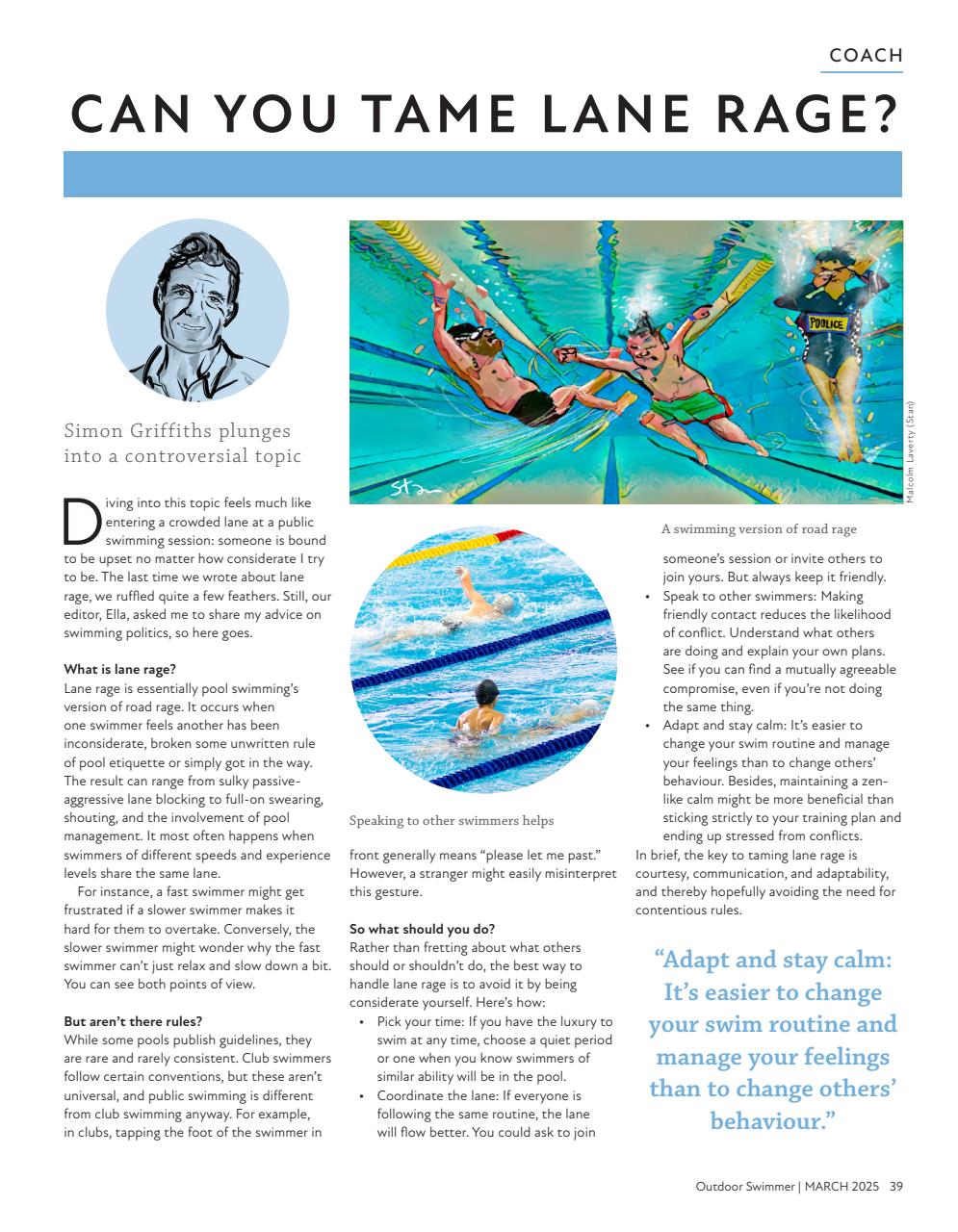 Outdoor Swimmer Preview Pages