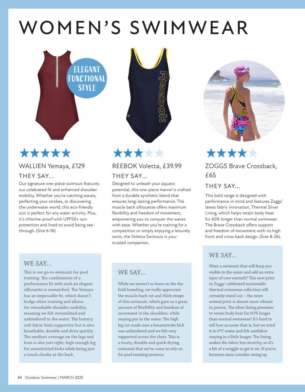 Outdoor Swimmer Preview Pages