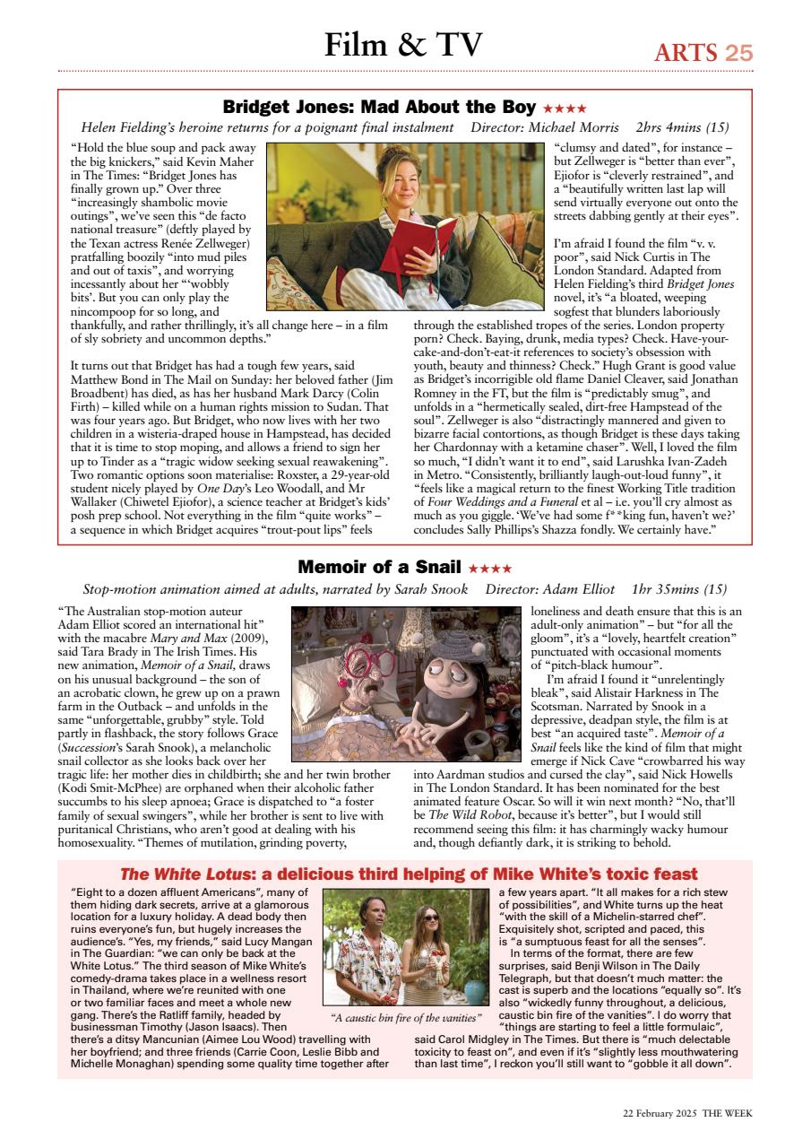 The Week Preview Pages