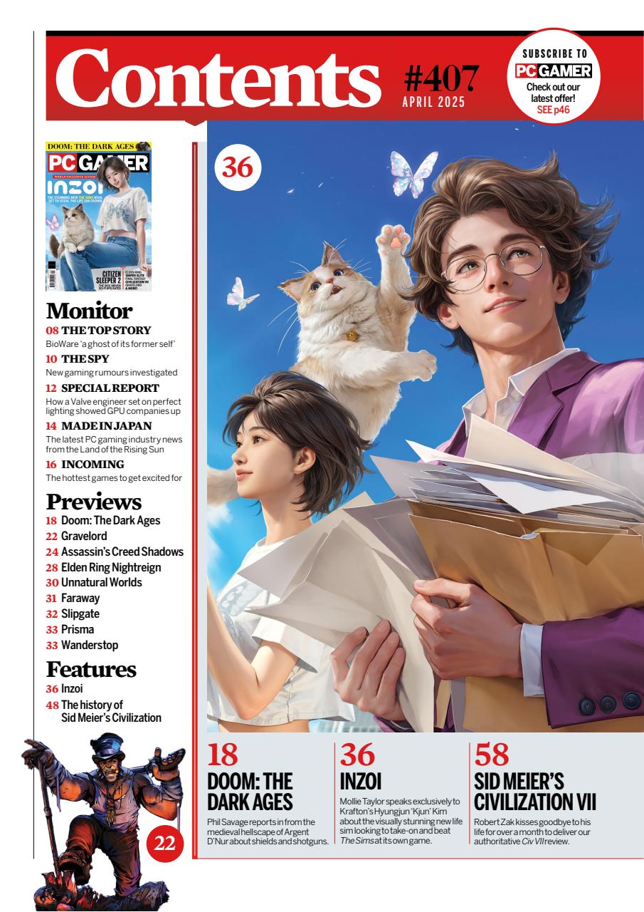 PC Gamer (UK Edition) Preview Pages