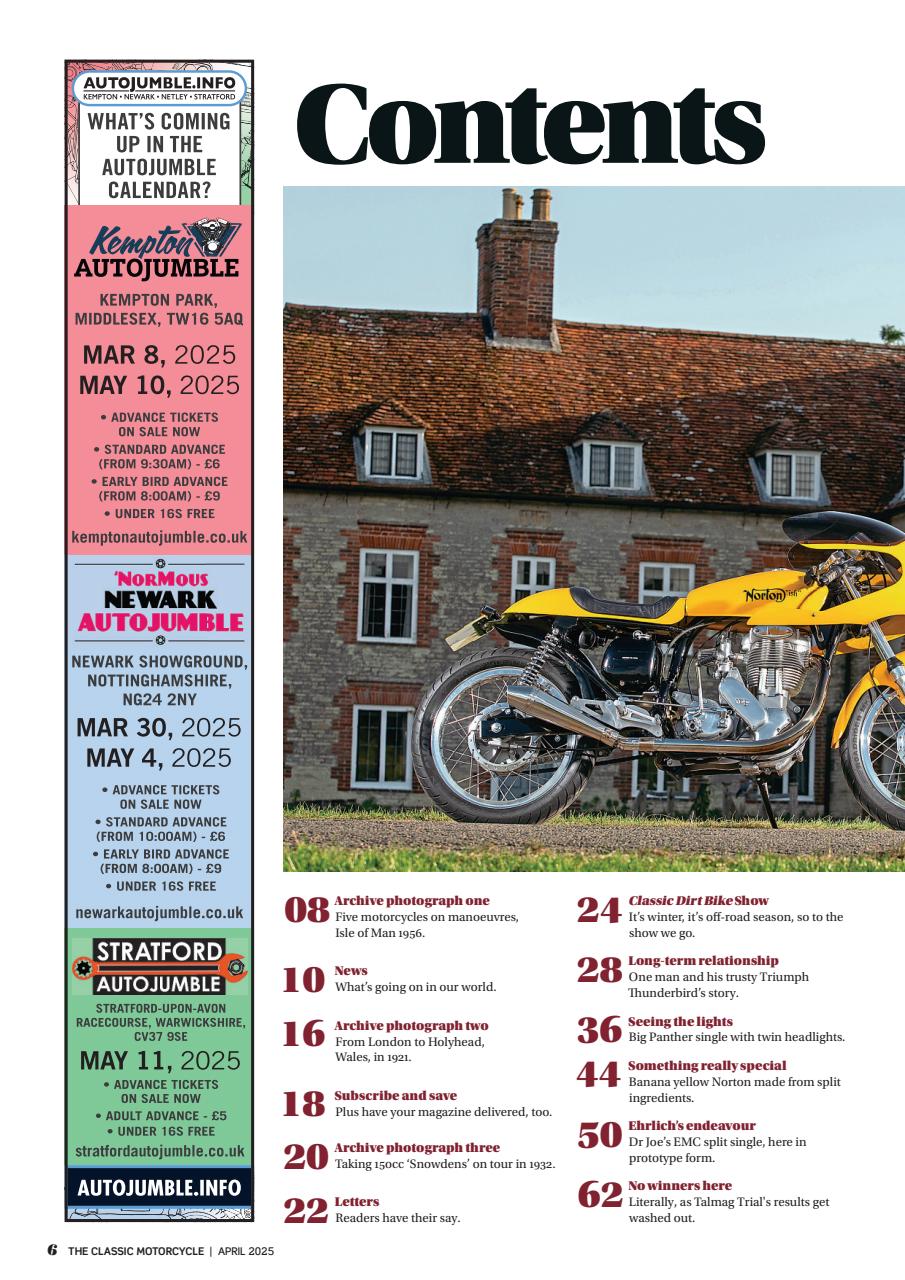 The Classic MotorCycle Preview Pages