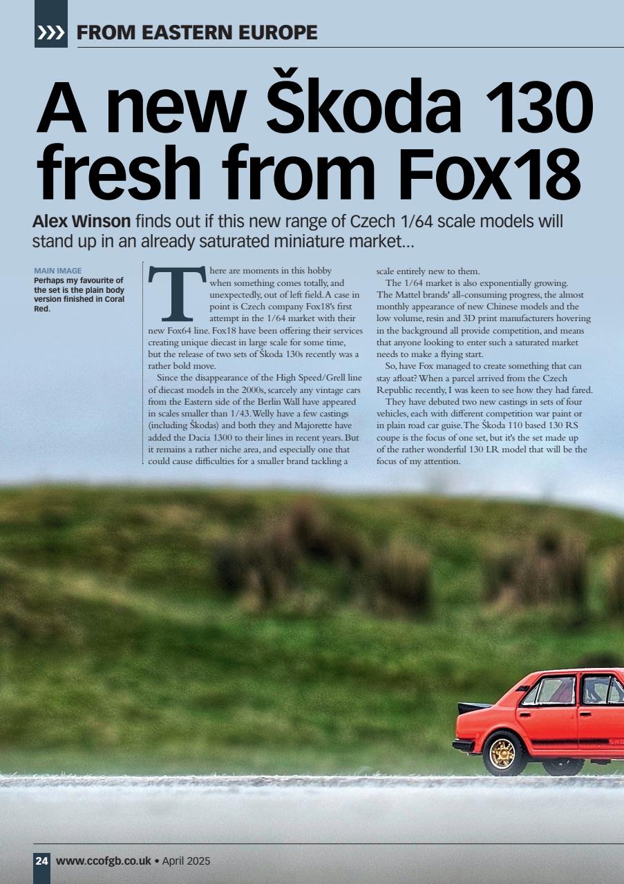 Diecast Collector Preview Pages