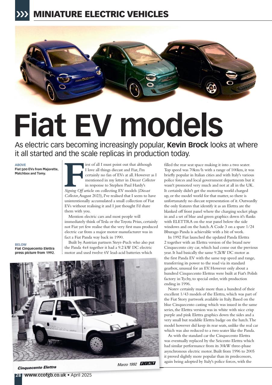 Diecast Collector Preview Pages