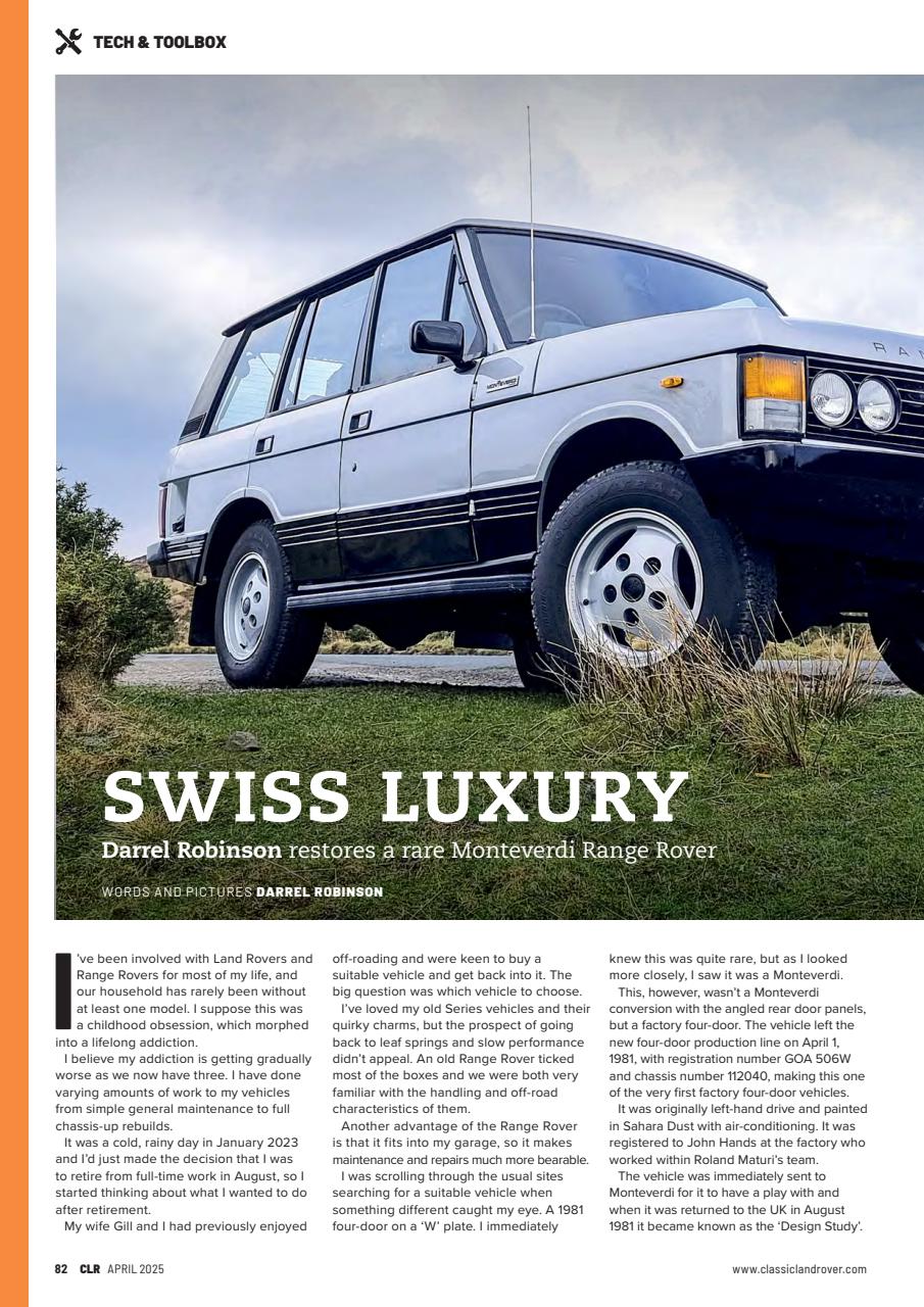Classic Land Rover Magazine Preview Pages