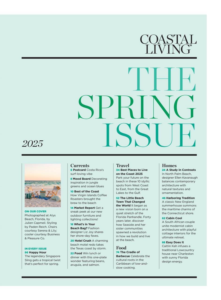 Coastal Living Preview Pages