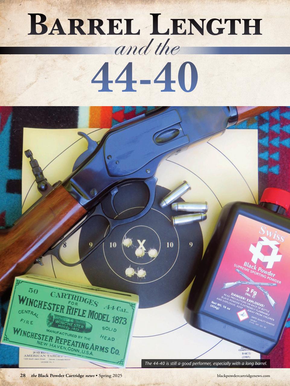 Black Powder Cartridge News Preview Pages